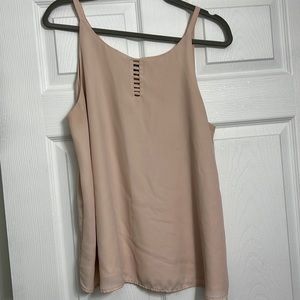 Pink Chiffon tank - size xl
